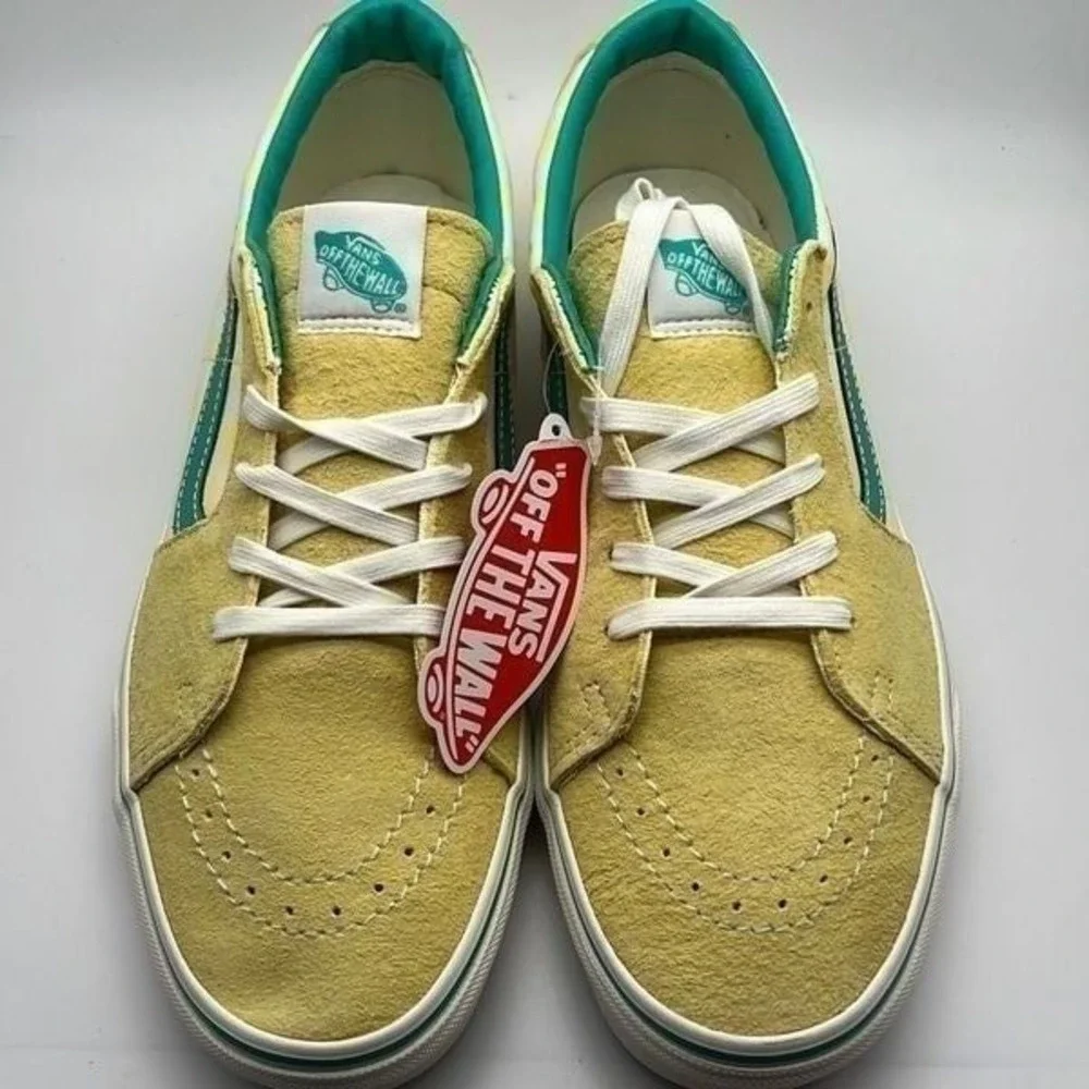 Vans SK8 Low yellow green casual skater sneaker shoes NWB Men 10‎